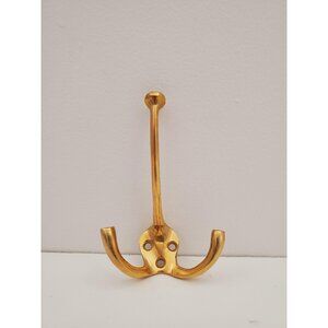 Vintage brass Hook Wall Hook brass Coat Hook gold Victorian Hook Baby Nu…